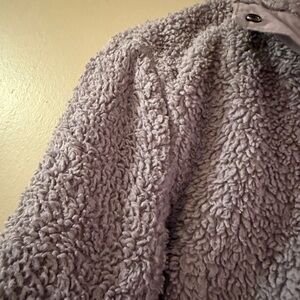 Eddie Bauer Lavender Sherpa Jacket